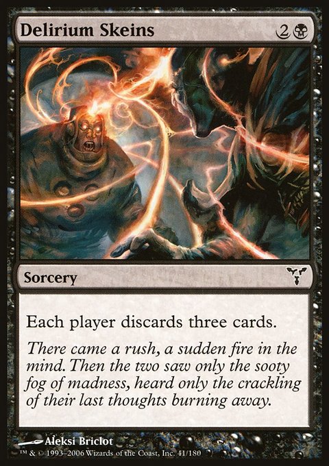 Delirium Skeins, Dissension #41, Magic: The Gathering card