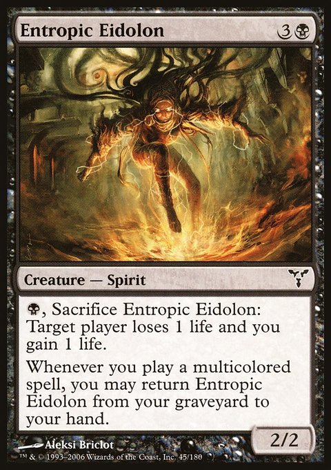 Entropic Eidolon, Dissension #45, Magic: The Gathering card