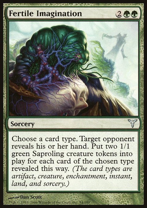 Fertile Imagination, Dissension #84, Magic: The Gathering card