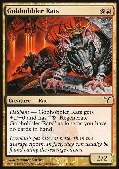 Gobhobbler Rats, Dissension #111, Magic: The Gathering card