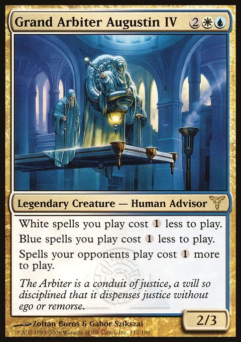 Grand Arbiter Augustin IV, Dissension #112, Magic: The Gathering card
