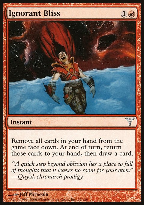 Ignorant Bliss, Dissension #64, Magic: The Gathering card