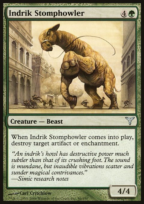 Indrik Stomphowler, Dissension #86, Magic: The Gathering card