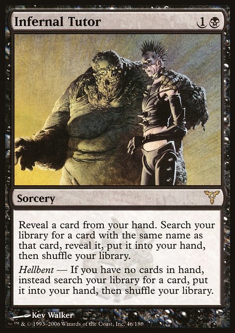 Infernal Tutor, Dissension #46, Magic: The Gathering card