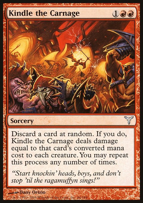 Kindle the Carnage, Dissension #66, Magic: The Gathering card