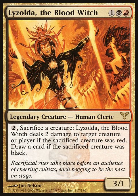 Lyzolda, the Blood Witch, Dissension #117, Magic: The Gathering card