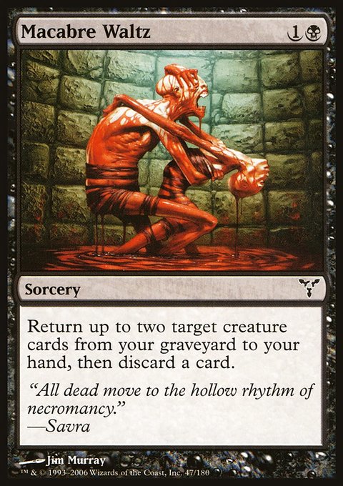 Macabre Waltz, Dissension #47, Magic: The Gathering card