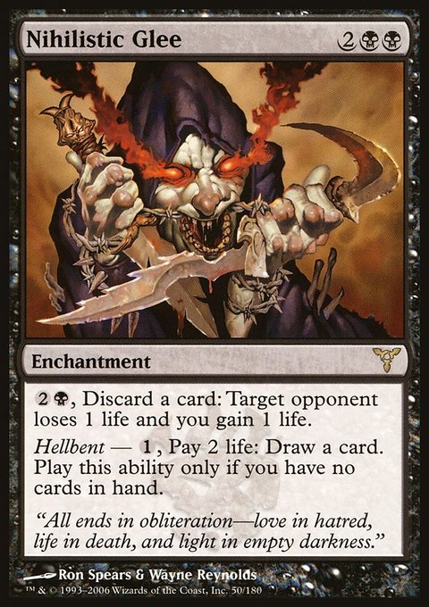 Nihilistic Glee, Dissension #50, Magic: The Gathering card