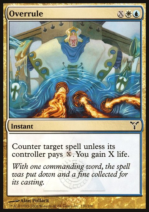 Overrule, Dissension #120, Magic: The Gathering card