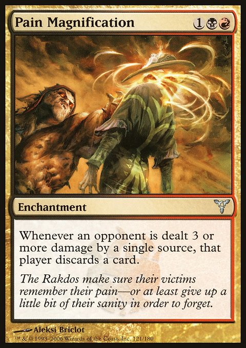Pain Magnification, Dissension #121, Magic: The Gathering card