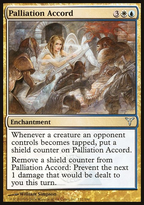 Palliation Accord, Dissension #122, Magic: The Gathering card