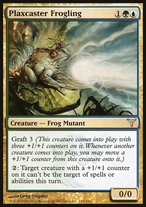 Plaxcaster Frogling, Dissension #123, Magic: The Gathering card