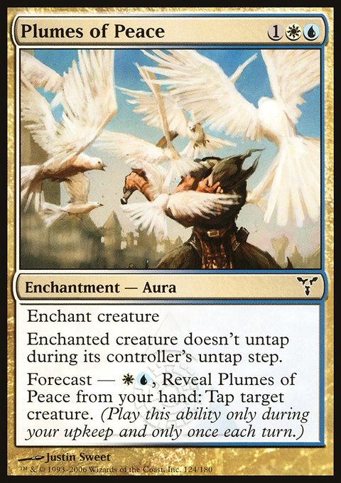 Plumes of Peace, Dissension #124, Magic: The Gathering card