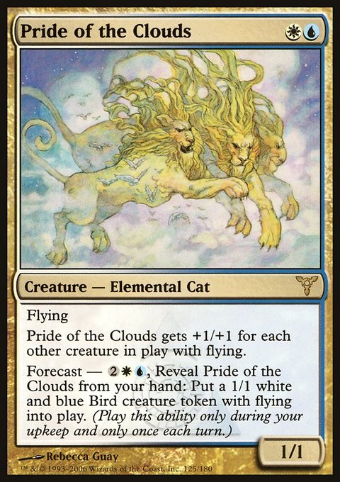 Pride of the Clouds, Dissension #125, Magic: The Gathering card