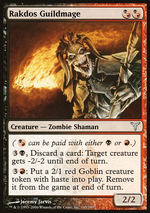 Rakdos Guildmage, Dissension #145, Magic: The Gathering card