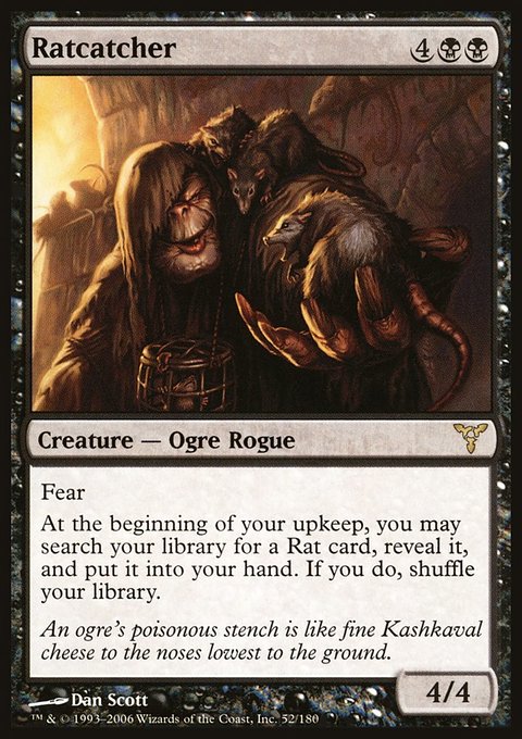 Ratcatcher, Dissension #52, Magic: The Gathering card