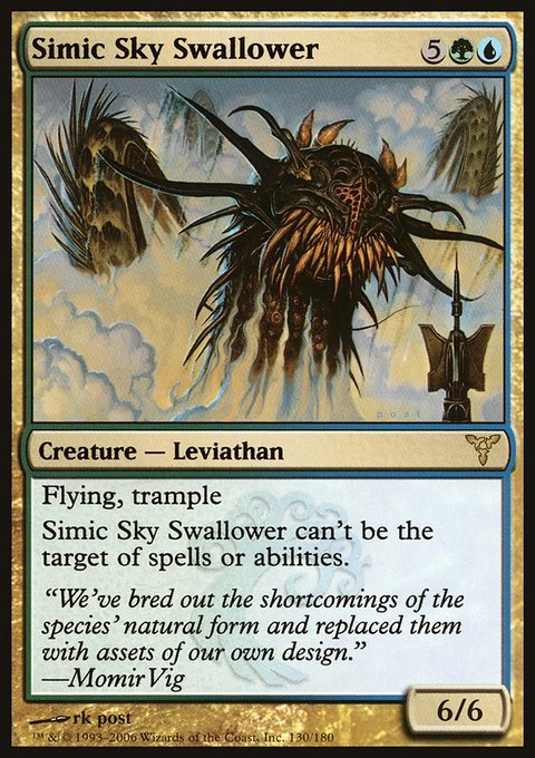 Simic Sky Swallower, Dissension #130, Magic: The Gathering card