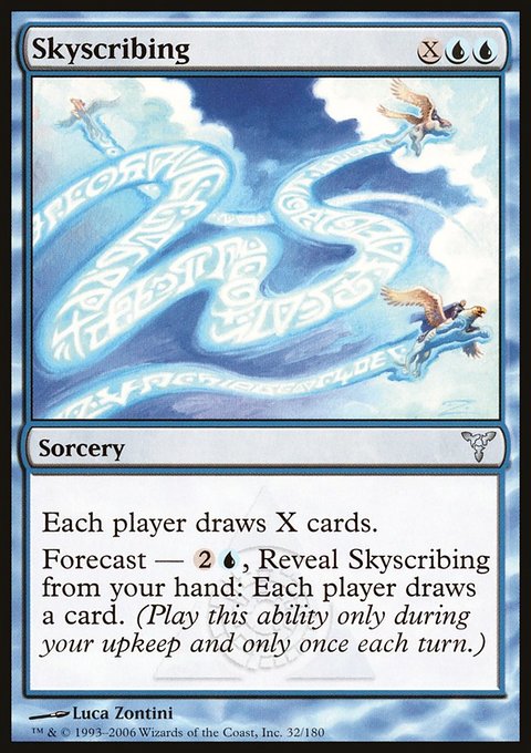 Skyscribing, Dissension #32, Magic: The Gathering card