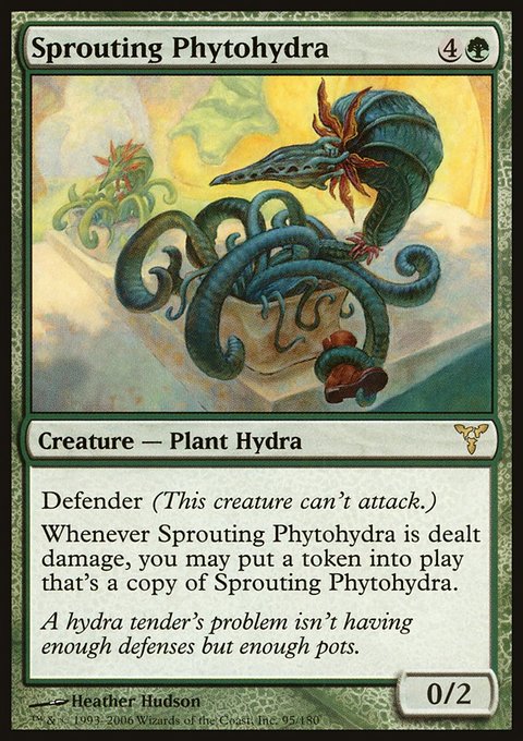 Sprouting Phytohydra, Dissension #95, Magic: The Gathering card