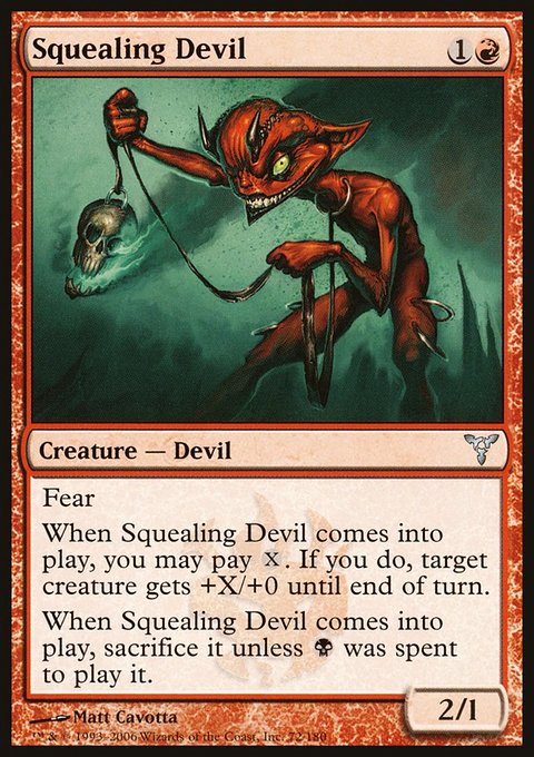 Squealing Devil, Dissension #72, Magic: The Gathering card