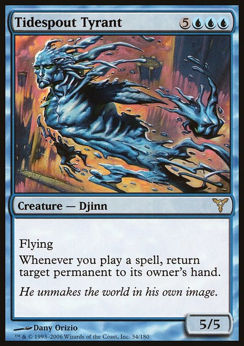 Tidespout Tyrant, Dissension #34, Magic: The Gathering card