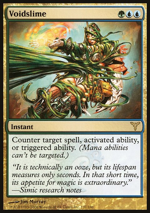 Voidslime, Dissension #137, Magic: The Gathering card