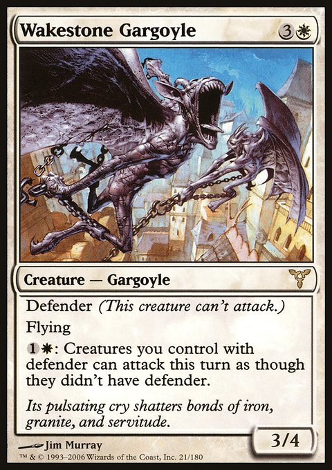 Wakestone Gargoyle, Dissension #21, Magic: The Gathering card