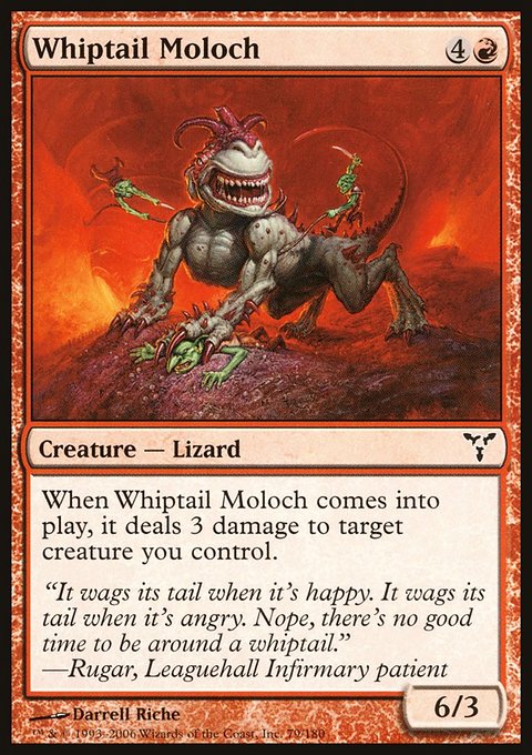 Whiptail Moloch, Dissension #79, Magic: The Gathering card