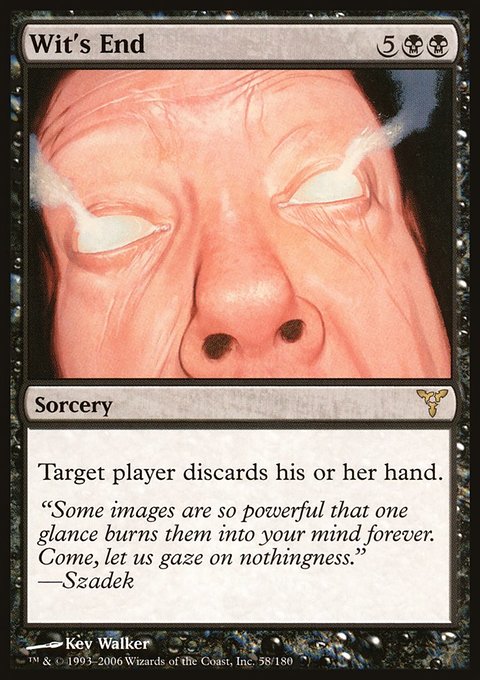 Wit's End, Dissension #58, Magic: The Gathering card