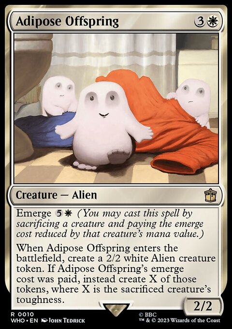 Adipose Offspring, Doctor Who #10, Magic: The Gathering card