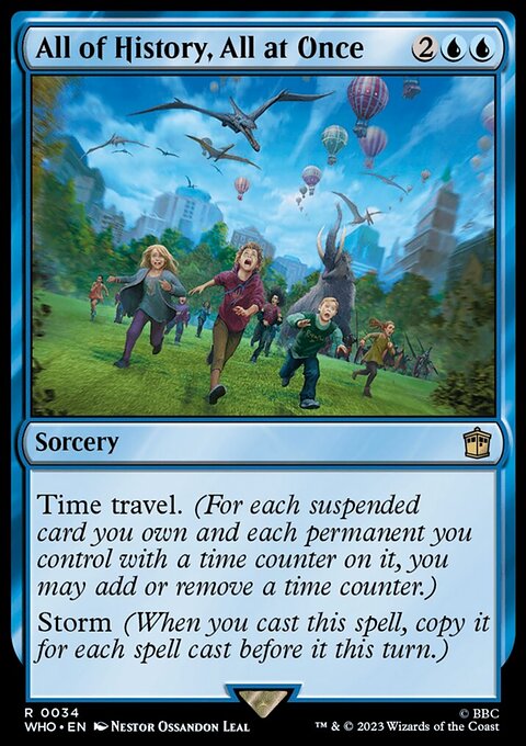 All of History, All at Once, Doctor Who #34, Magic: The Gathering card