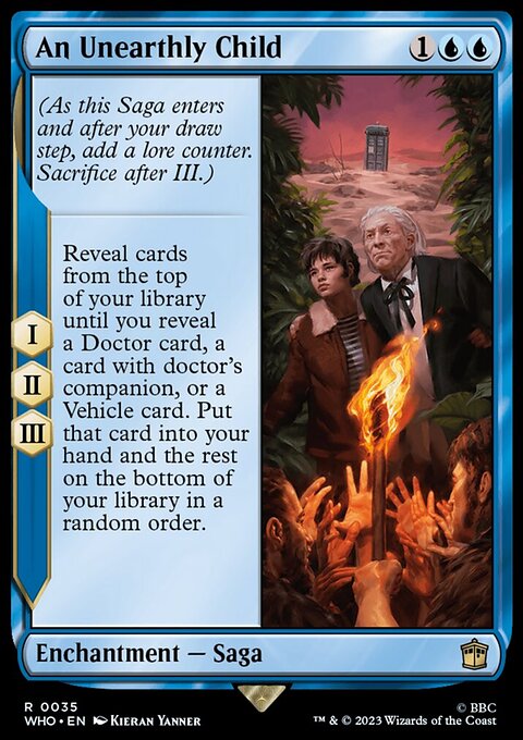 An Unearthly Child, Doctor Who #35, Magic: The Gathering card
