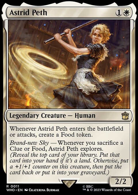 Astrid Peth, Doctor Who #11, Magic: The Gathering card