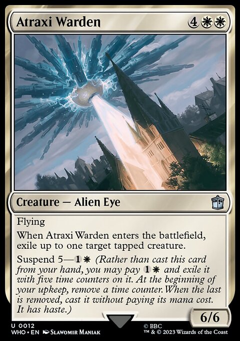 Atraxi Warden, Doctor Who #12, Magic: The Gathering card