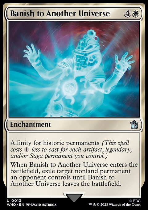 Banish to Another Universe, Doctor Who #13, Magic: The Gathering card