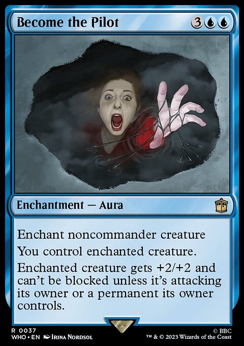 Become the Pilot, Doctor Who #37, Magic: The Gathering card