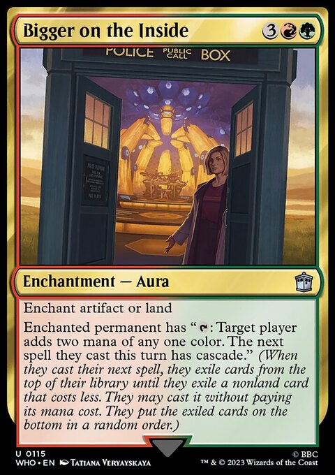 Bigger on the Inside, Doctor Who #115, Magic: The Gathering card