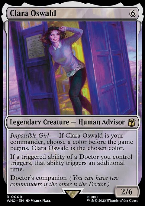 Clara Oswald, Doctor Who #9, Magic: The Gathering card