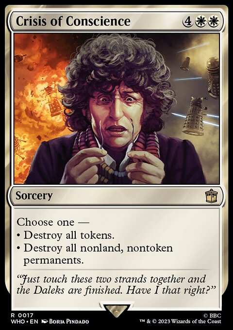 Crisis of Conscience, Doctor Who #17, Magic: The Gathering card