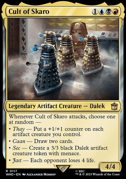 Cult of Skaro, Doctor Who #117, Magic: The Gathering card