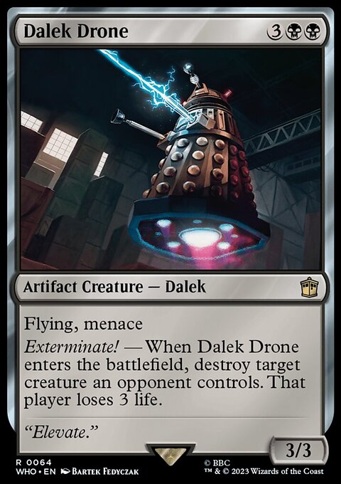 Dalek Drone, Doctor Who #64, Magic: The Gathering card