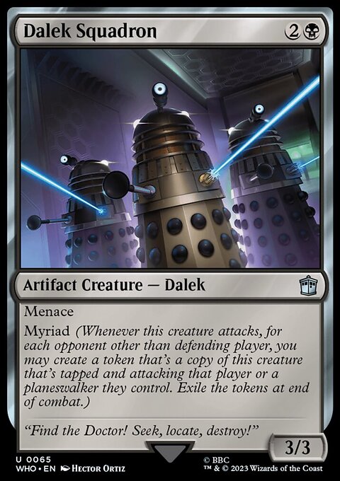 Dalek Squadron, Doctor Who #65, Magic: The Gathering card