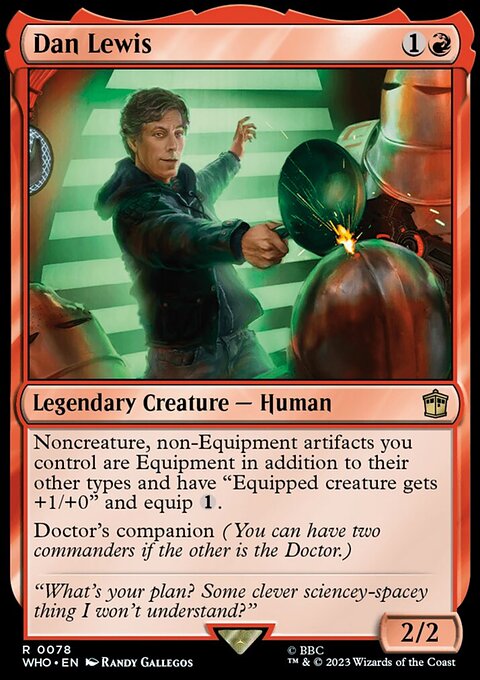 Dan Lewis, Doctor Who #78, Magic: The Gathering card