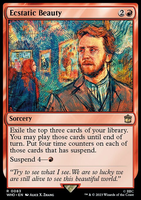 Ecstatic Beauty, Doctor Who #83, Magic: The Gathering card