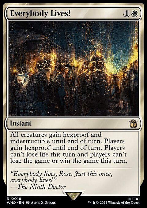 Everybody Lives!, Doctor Who #18, Magic: The Gathering card
