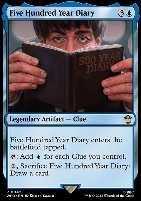 Five Hundred Year Diary, Doctor Who #42, Magic: The Gathering card