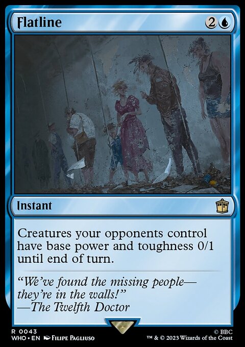 Flatline, Doctor Who #43, Magic: The Gathering card