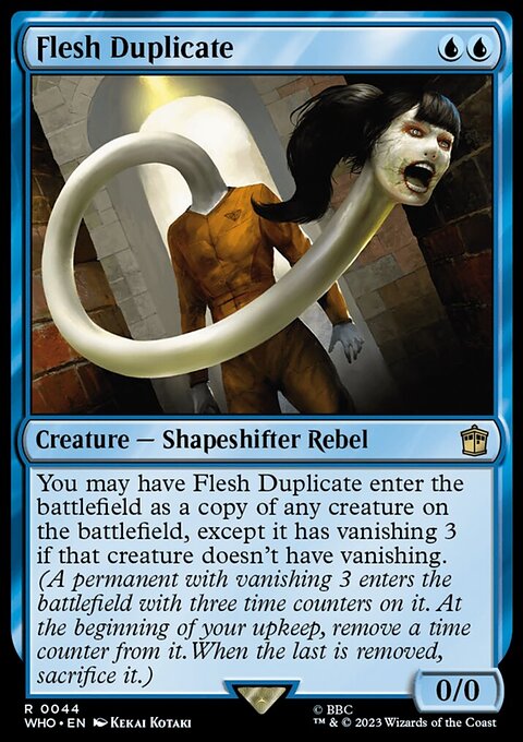 Flesh Duplicate, Doctor Who #44, Magic: The Gathering card