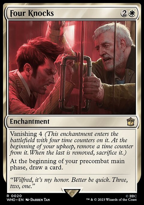 Four Knocks, Doctor Who #20, Magic: The Gathering card