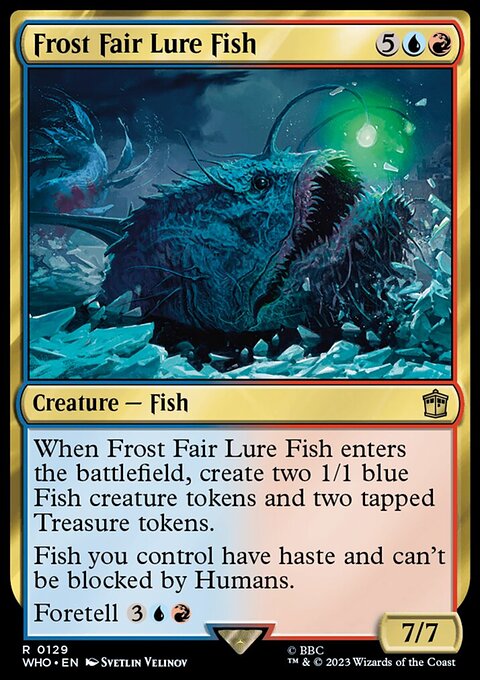 Frost Fair Lure Fish, Doctor Who #129, Magic: The Gathering card